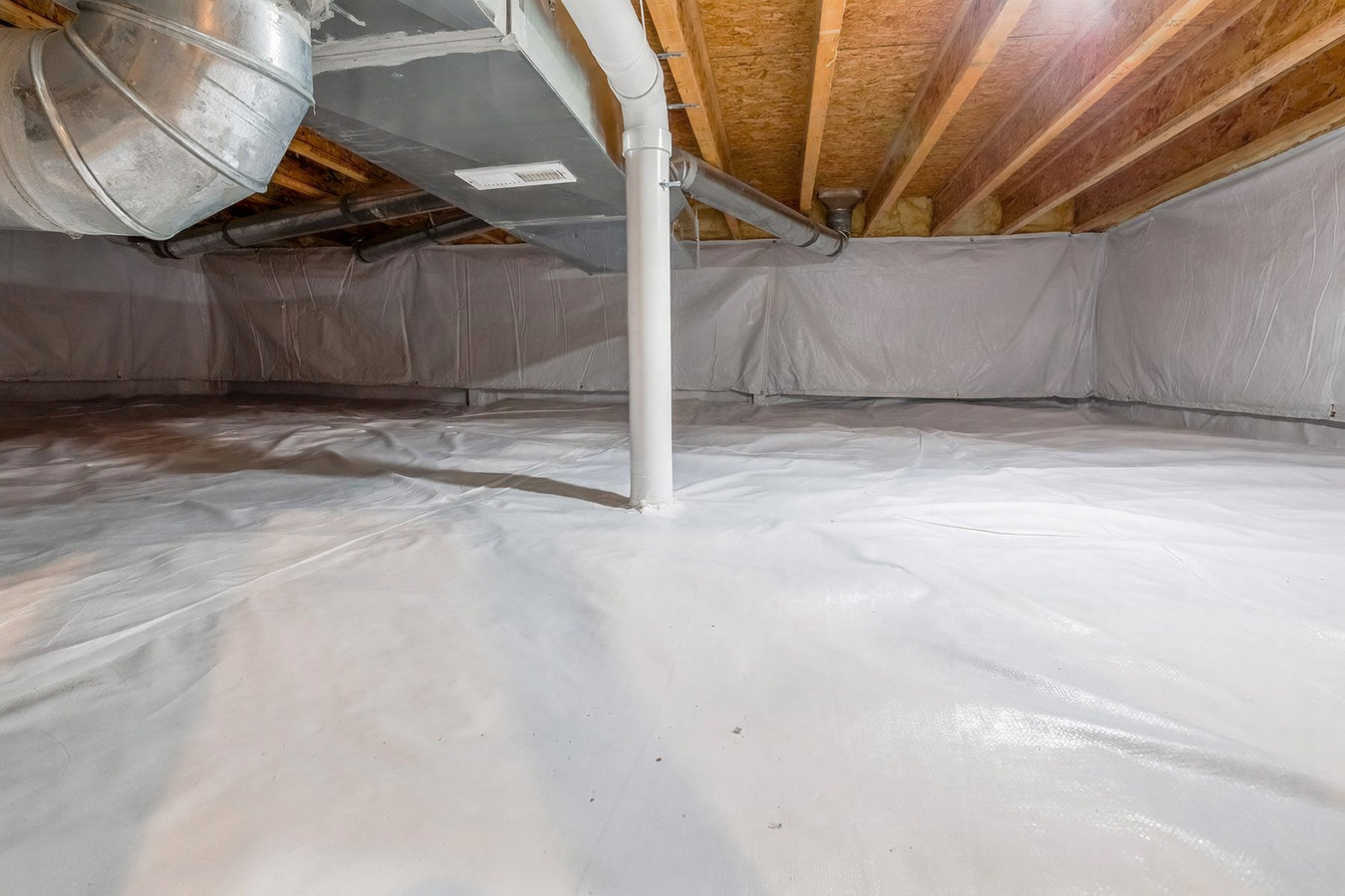 Vapor barrier installation in Roswell, NM